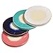 Amazon Brand – Rivet Modern Ceramic 4-Coaster Set - 4.25 Inch, Multicolor