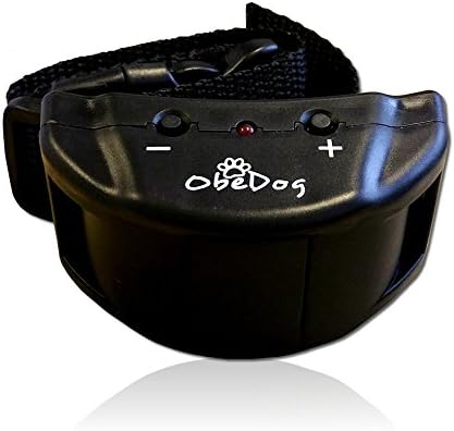 ObeDog Ergo No Bark Control &amp; Dog Training Collar with 7 Levels of Sensitivity Settings, Progressive Stimulation and Auto-Protection Mode for All Dogs