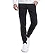 OTTBOOM Men's Premium Cargo Pants Twill Cargo Jogger Pants (Black, 36W x 32L)