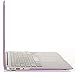 MOSISO Compatible with MacBook Air 13 inch Case (Models: A1369 & A1466, Older Version 2010-2017 Release), Protective Plastic Hard Shell Case & Keyboard Cover & Screen Protector, Light Purple