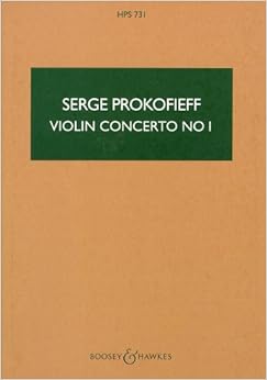 プロコフィエフ: バイオリン協奏曲 第1番 ニ長調 Op.19/ブージー ＆ ホークス社小型スコア