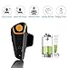 Baile Bluetooth Headset for Motorcycle Helmet Intercom interphone walkie-Talkie for Motorcycle Motorbike Intercom Up to 3 Riders Within 1000m (2 Pack)