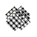 Grancens 100% Cotton Buffalo Plaid Check Cloth Napkin Set of 6 for Thanksgiving, Christmas, Family Dinner or Gathering, Party, Picnic, Buffet, Wedding (17x17, Black & White)