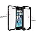 AMZER Full Body Hybrid Case with Built-in Screen Protector for iPhone 5/ 5S, iPhone SE - Black