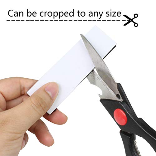 Self Adhesive Hook and Loop Tape Heavy Duty Mounting Tape Double Waterproof Indoor Outdoor 12 PCS Removable Wall Fastener Tape (3.9 x 1.2 Inch） - Thumbnail 3