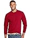 Hanes Mens X-Temp Long-Sleeve T-Shirt (O5716) Salsa Red m
