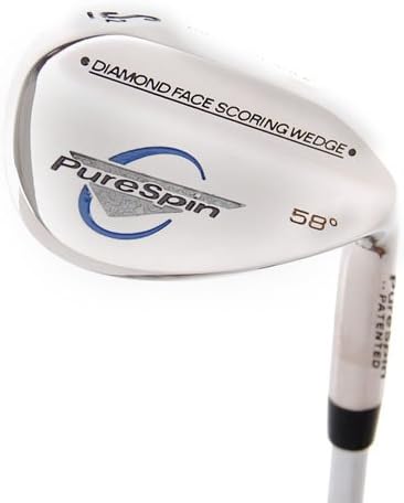 New Pure Spin Diamond Face Scoring Wedge 58.0 Steel RH