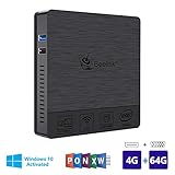 Beelink BT3Pro Mini PC 4K HD Mini Desktop Computer with Intel Atom x5-Z8350 Windows 10 4GB+64G/4K/1000Mbps/HDMI/VGA/2.4G+5.8G Dual WiFi