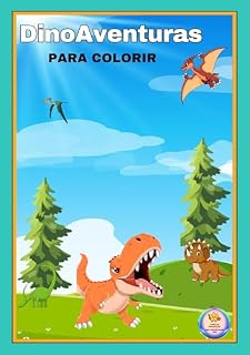 Livro DinoAventuras : PARA COLORIR