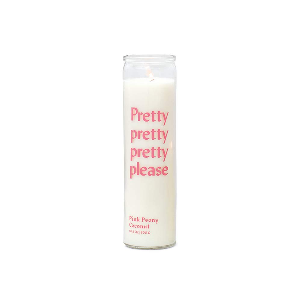 Paddywax Candles Spark Collection, Naturally Scented Candle, 10.6 Ounces, Pink Peony Coconut