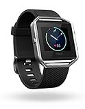 Fitbit Blaze Smart Fitness Watch, Black, Silver, Large (US Version)