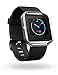 Fitbit Blaze Smart Fitness Watch, Black, Silver, Large