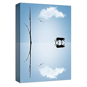 Canvas Wall Art Lonely Animal Painting Artwork...