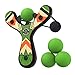 Mighty Fun! - Mischief Maker® Wooden Slingshot - Classic Series - Real Wood Slingshot for Kids, 4 Soft Foam Balls and Storage Bag - Ages 4+ (Green)