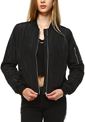 FashionazzleWomen's Short Puffer Coat with Removable Faux Fur Trim Hood Jacket