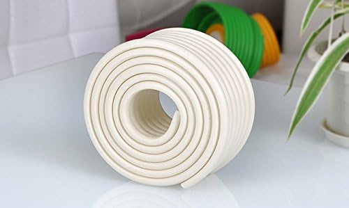 2 metre Edge Protector Premium Foam Cushion Table Edge Corner Guards Protectors Edge Guards in white by Design61