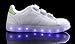 Santiro Kids 7 Colors LED Light up Sneakers for Boys Girls(Toddler/Little Kids/Big Kids)