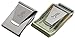 Slim Clip Double Sided Money Clip Credit Card Holder Wallet New Stainless Steel