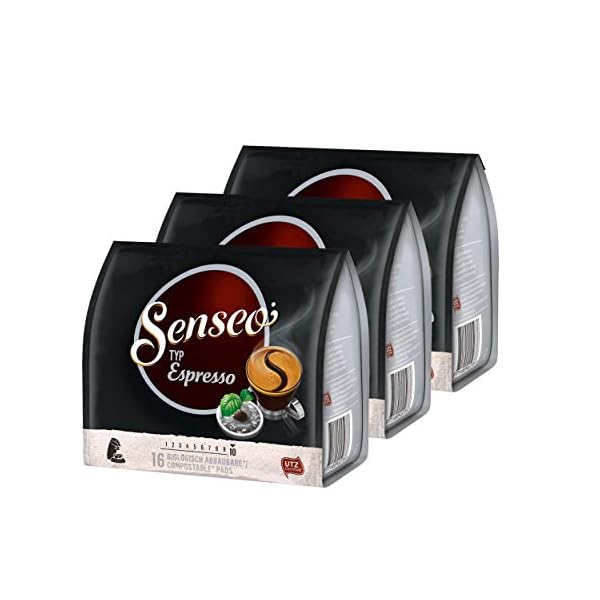 SENSEO Pads Typ Espresso Senseopads, 3 Packungen, 48 Pads