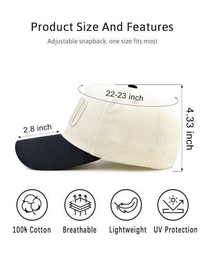 YQZUWUXE Dad Hats for Men, Vintage Two Tone Hat, New Dad Gifts for Husband, Fathers Day Birthday Gifts from Daughter Son Wife