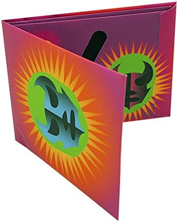 Light and Dark Luchadores minimalist wallet from Moon Wallets. Chic!