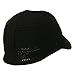 Rasta/NYE Army Cadet Style Beanie Cap - Black OSFM