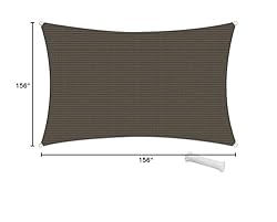 SunnyRoyal Sun Shade Sail 13'x13' Rectangle Shade