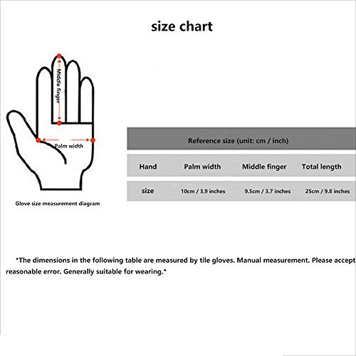 FUFU Fäustlinge Radfahrenhandschuhe, Winterlaufwerkscreenhandschuhe, Mountainbike Motorrad Angelhandschuhe (Color : Gray… – Bild 8