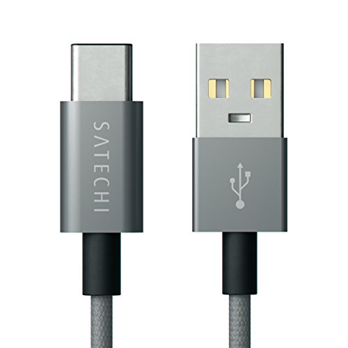 Satechi aluminum type-c usb 3.1 to type-a usb 2.0 braid…