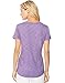 Hanes Women`s Short-Sleeve Shirred V-Neck Tee