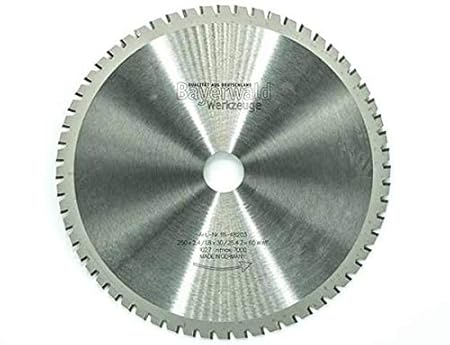 Bayerwald - HM Multisägeblatt - Ø 254 mm x 2,4 mm x 30 mm | Wechselzahn mit Wechselfase (60 Zähne) | universelles Sägeblatt -