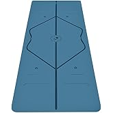 Liforme Original Yoga Mat – Free Yoga Bag Included - Patented Alignment System, Warrior-like Grip, Non-slip, Eco-friendly, sw