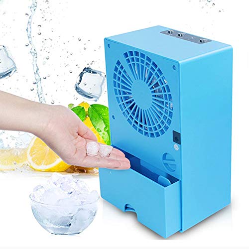 Per Newly Personal Air Conditioner Fan, Mini Evaporative Air Coolers with Waterbox, Portable Table Fan Humidifier Misting Fan Air Conditioner Home Office Bedroom Kids