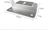 Renogy Solar Panel Z Brackets Holder 2 Sets Mounting Kit with Nuts Screws view 3