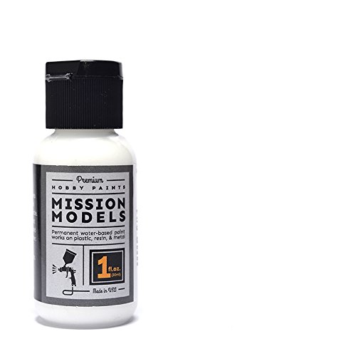 Mission Models Premium Hobby Paints - White (1oz bottle)