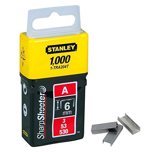 1-TRA204T - Grapa tipo a (5/53/530) 6mm - 1000 u.