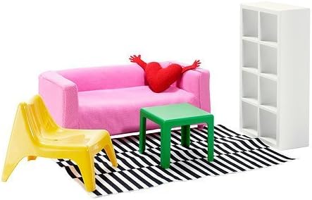 XIAOSHITOU 1 X Ikea's HUSET Doll Furniture, Living Room