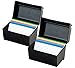 1InTheOffice Index Card Box 4x6 Index Card Holder 400 Capacity (2 Pack)