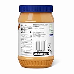 Amazon Fresh, Crunchy Peanut Butter, 40 Oz