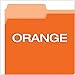 Pendaflex Two-Tone Color File Folders, Letter Size, Orange, 1/3 Cut, 100 per box (152 1/3 ORA)