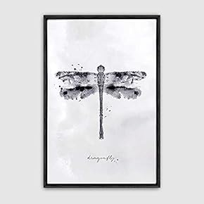 Framed Canvas Wall Art Insect Canvas Prints Home Artwork Decoration for Living Room,Bedroom - 16x24 inches