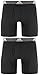 adidas Men's Relaxed Performance Climalite® Boxer Brief Underwear (2-Pack), Black Black, MEDIUM