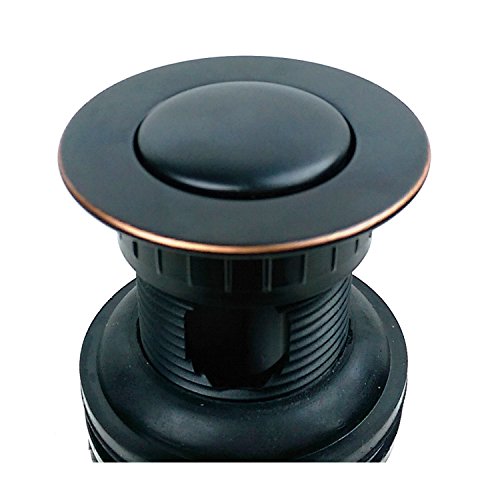 Builders Shoppe 2320TB Bathroom Faucet Vanity Sink Plastic Pop-Up Drain Assembly with Overflow Oil Rubbed Bronze Finish