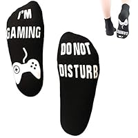 Funny Novelty Ankle Crew Socks Anti-Slip Cotton Socks for Mens Womens Kids Boys, Great Gift for Youth Game Lovers