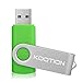 Kootion Custom 20pcs 1GB USB Flash Drive 4 GB Thumb Drives Custom-Logo Memory Stick Swivel Pen Drive