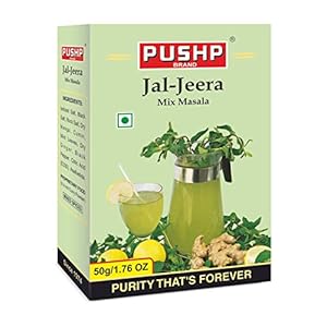 Pushp Brand Jal Jira Masala Box (Pack of 1, 50g in each)