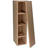 Denovo Audio Knock-Down MDF 1.16 cu. ft. Tower Speaker Cabinet