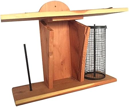 Amazon Com Cedar Green Triple Treater Bird Feeder Garden Outdoor