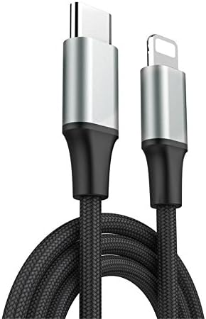 USB C to Lightning Cable, 3.3FT Braided USB Type C to Lightning Charging Cord Sync &amp; Data Cable for iPhone 8/8Plus/ iPad/ New MacBook/ Chromebook Pixel/ HP Pavilion or more devices