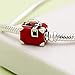 ABUN Travel Series Charms 925 Sterling Silver Have a Trip Journey Beads for Charms Bracelet (Red Suitcase)